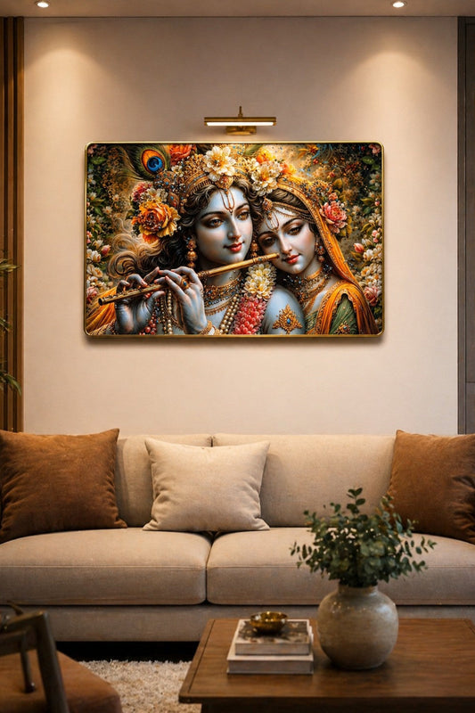 Radha Krishna unity Crystal Painting