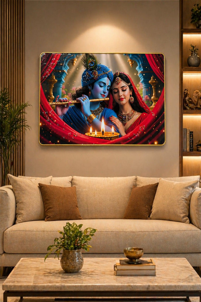 Radha Krishna connection Crystal Painting
