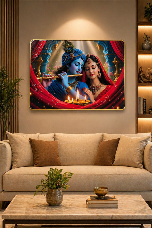 Radha Krishna connection Crystal Painting