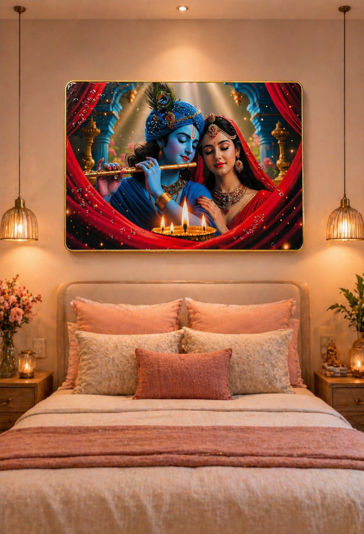 Radha Krishna connection Crystal Painting
