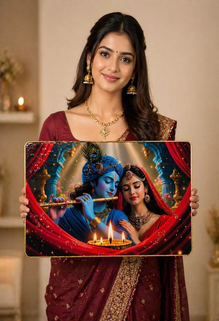 Radha Krishna connection Crystal Painting