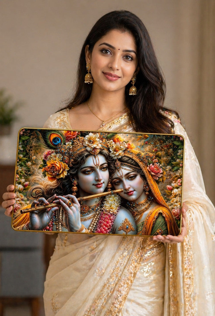 Radha Krishna unity Crystal Painting