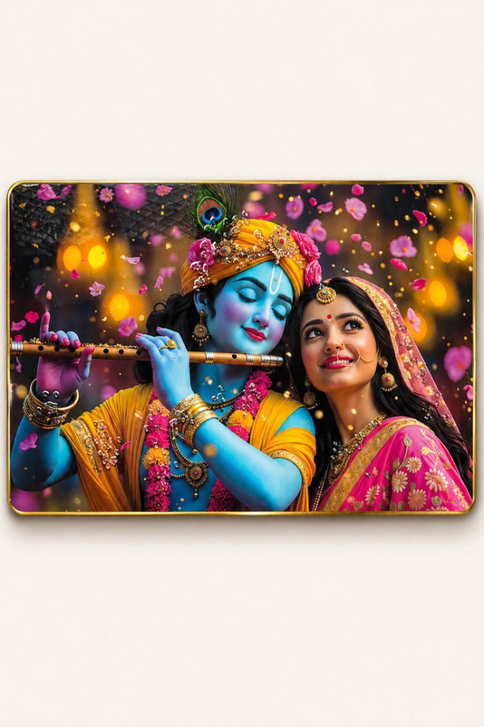 Radha Krishna  positivity Crystal Painting