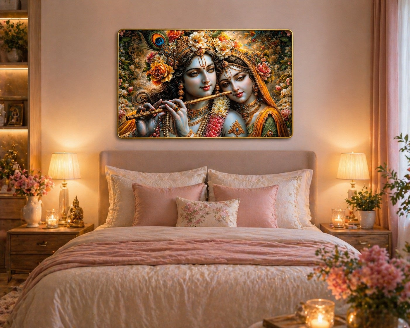 Radha Krishna unity Crystal Painting