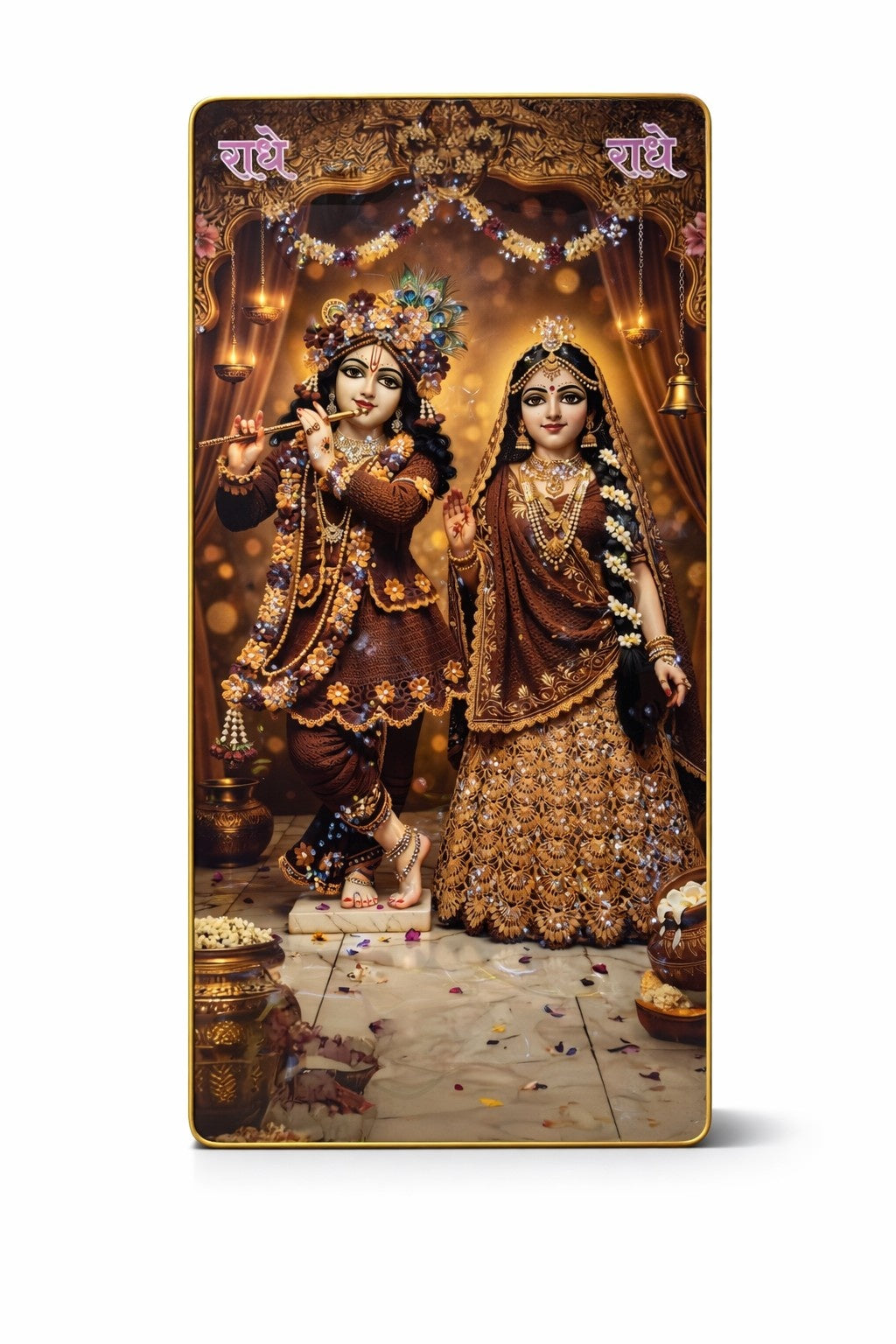 Radha Krishna Premium Crystal Painting