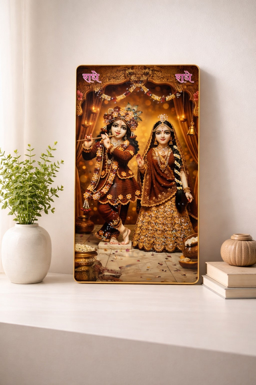 Radha Krishna Premium Crystal Painting