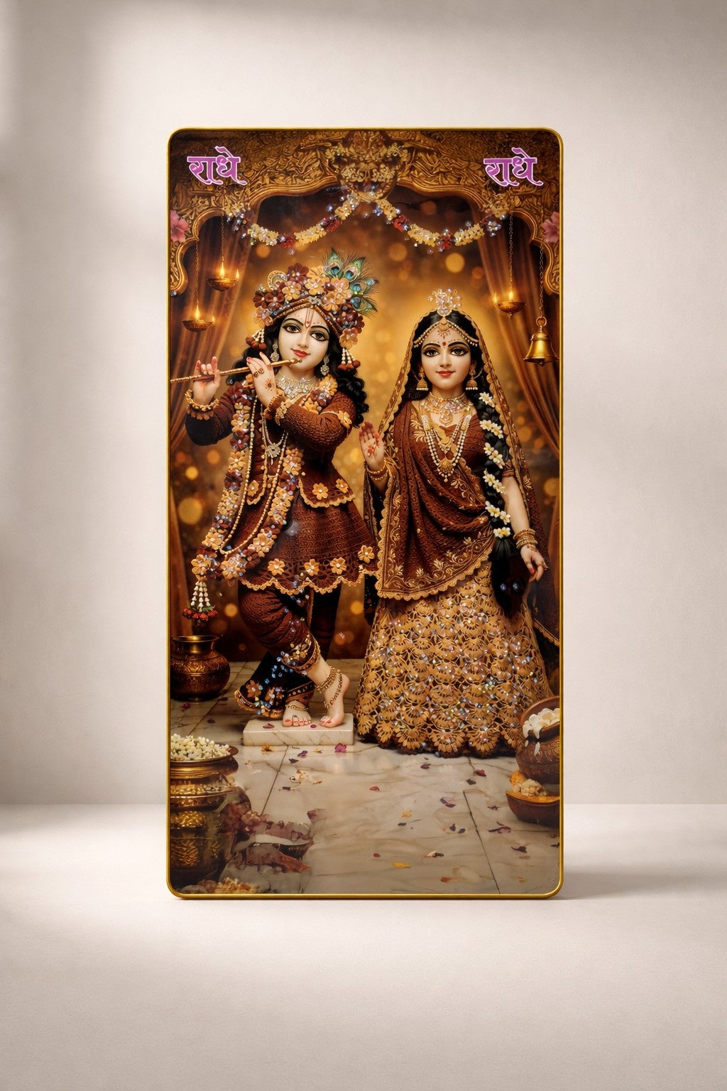 Radha Krishna Premium Crystal Painting