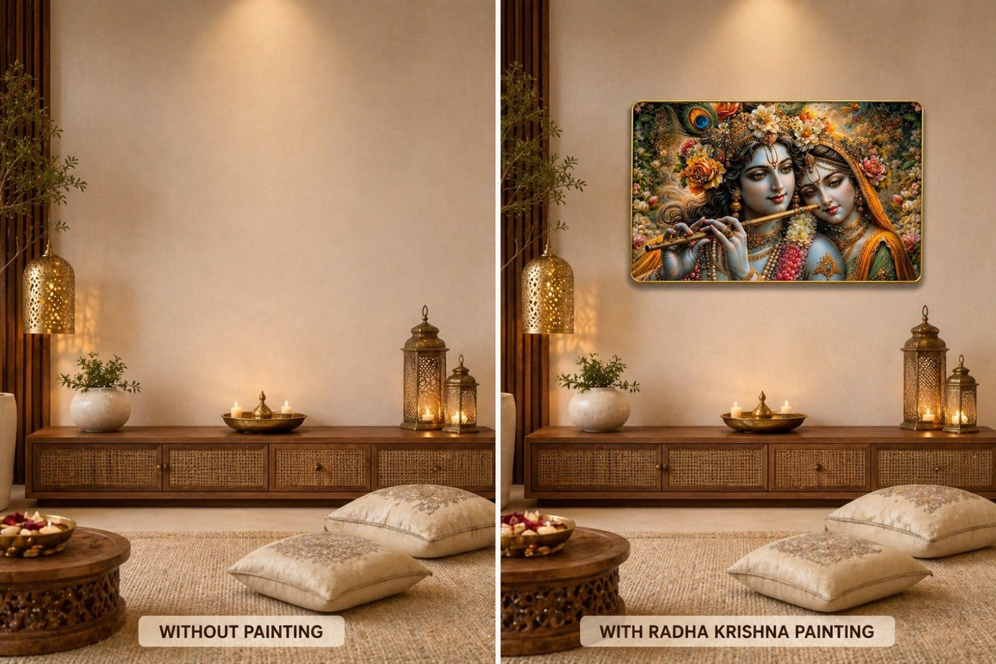 Radha Krishna unity Crystal Painting